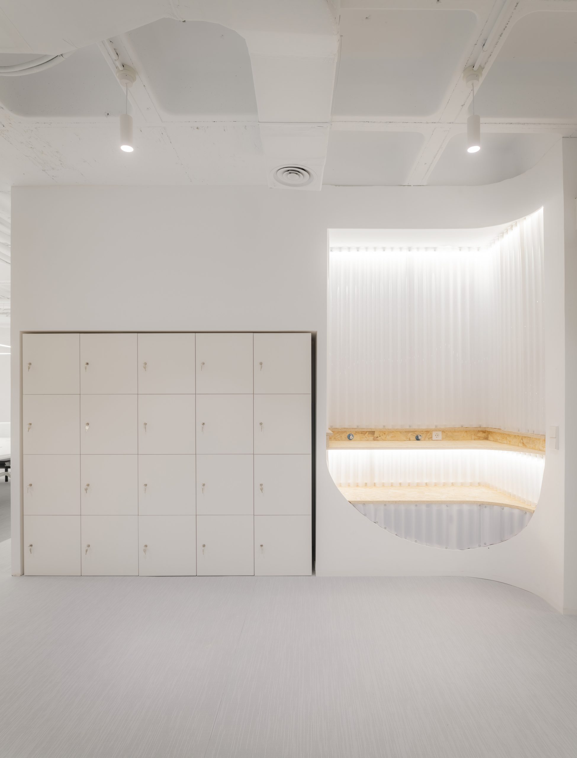 taquillas y zona de café