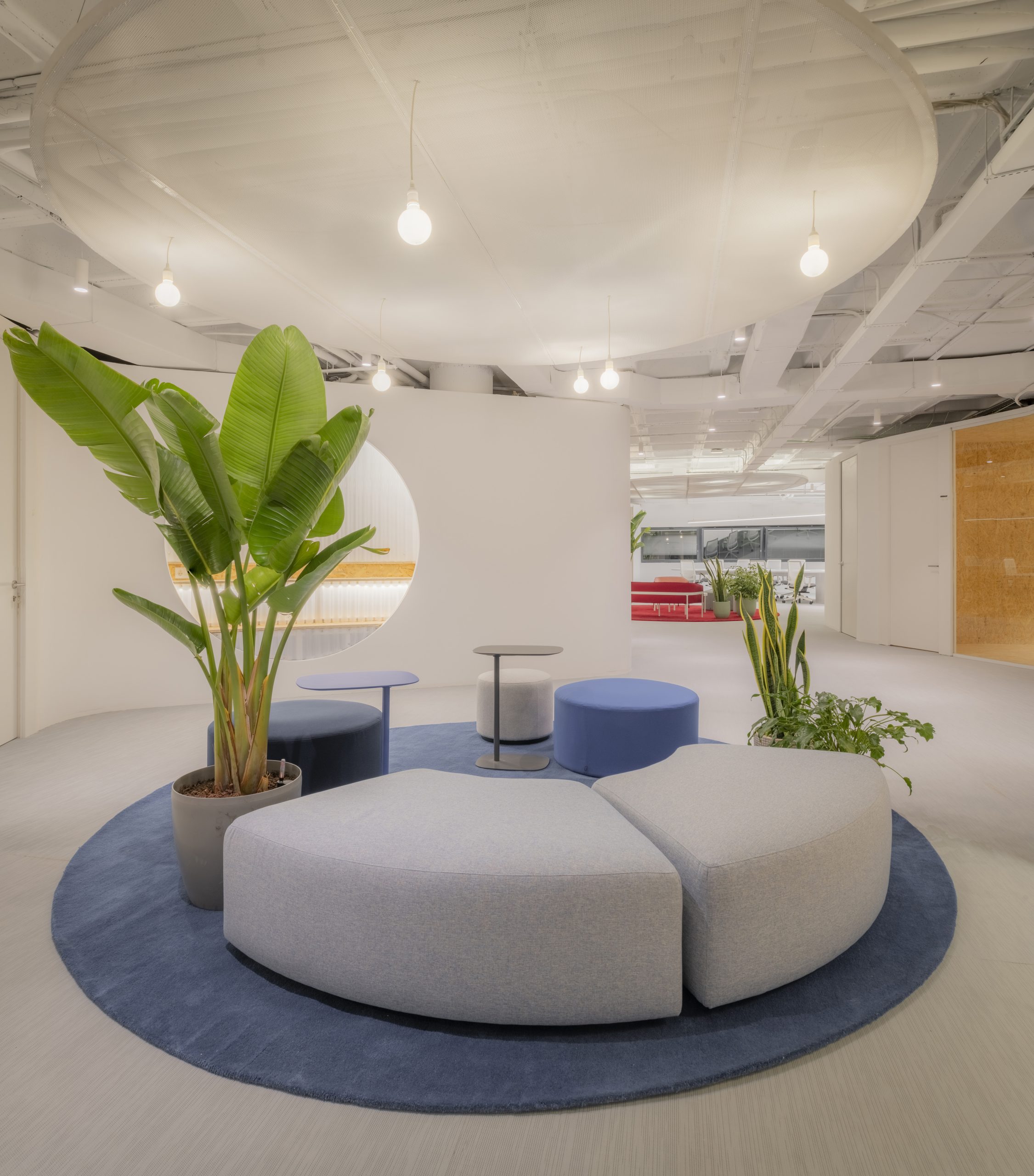 welcome lounge azul Trina Solar