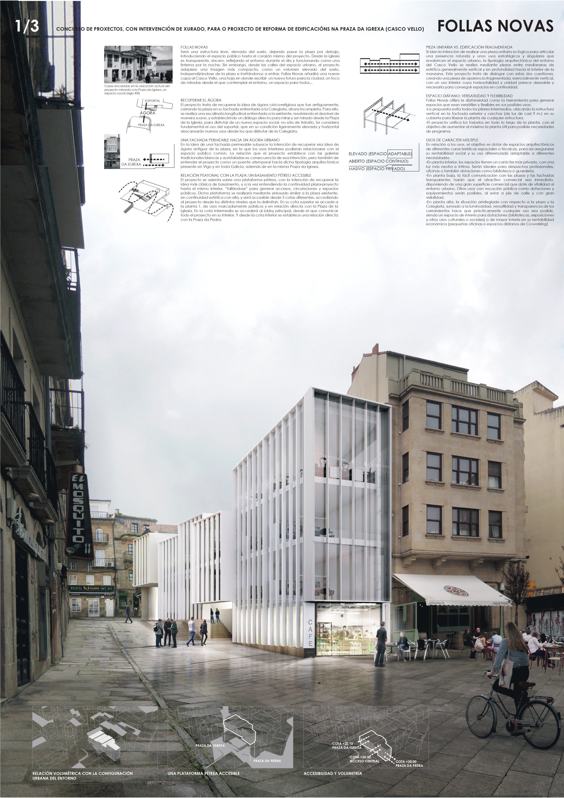 Recibimos el 3er premio en el Concurso Praza Igrexa