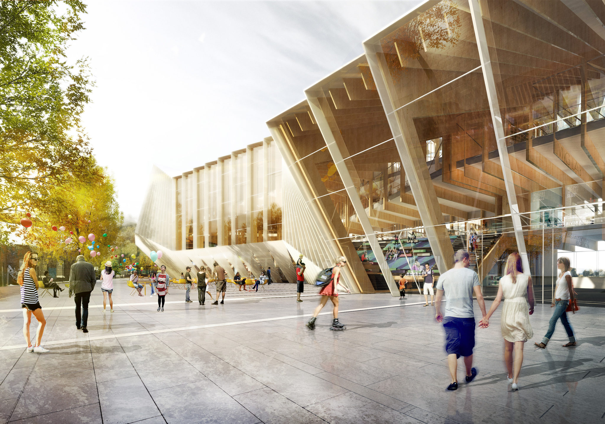 Finalista en el concurso de la Biblioteca Central de Helsinki