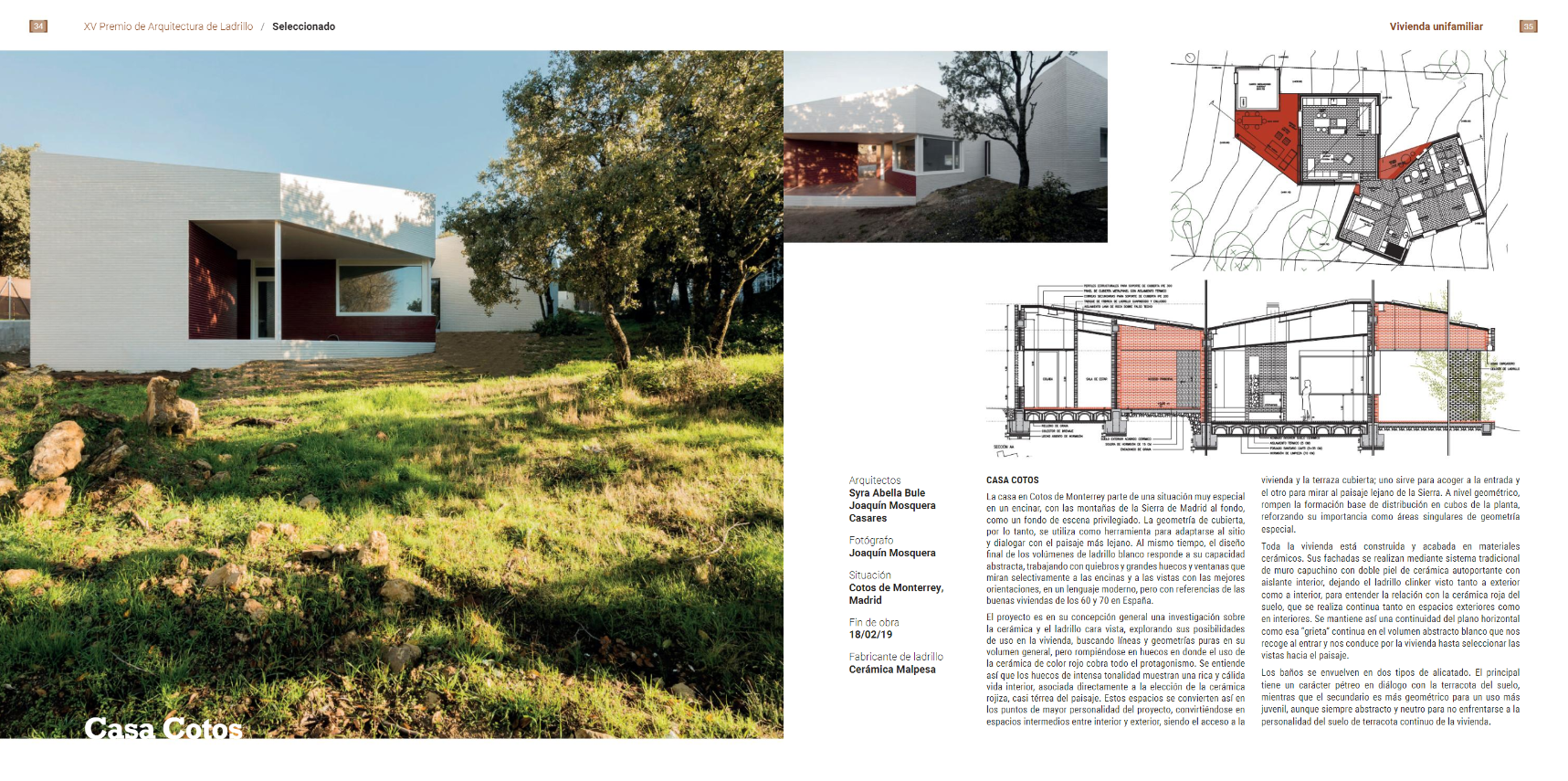 Casa Cotos recibe un premio Hispalyt