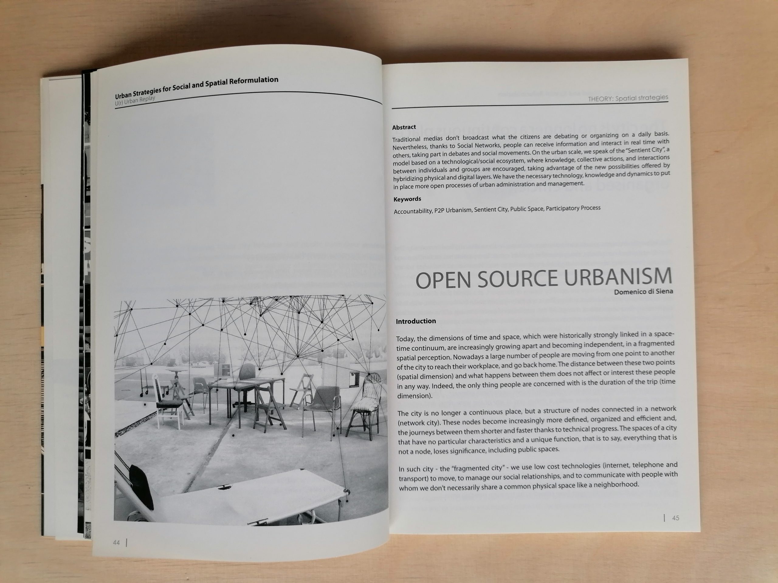 Última página del artículo de Joaquín Mosquera en Urban Strategies